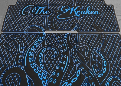 Kevlacat 2400 / Black on Blue