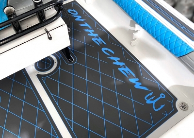 Seafox 236 CC / Steel Grey over Light Blue