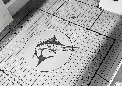 9.5m Oceanic / Winter Grey on Black